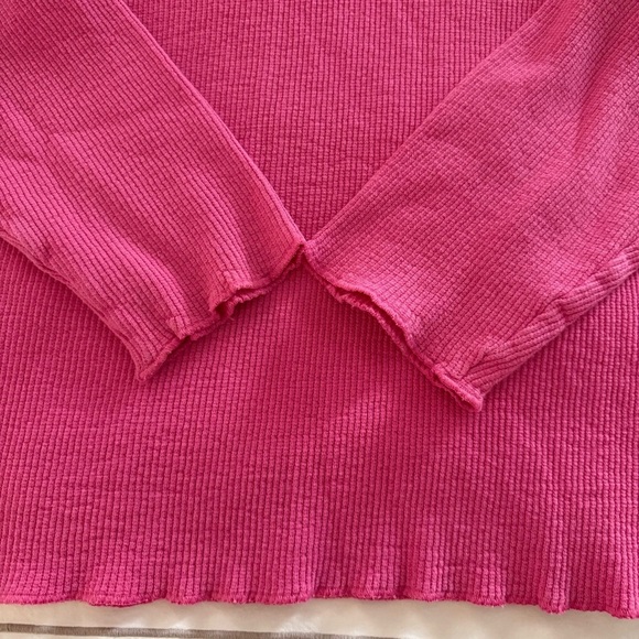 Skims Waffle Long Sleeve Shirt - Picture 5 of 7